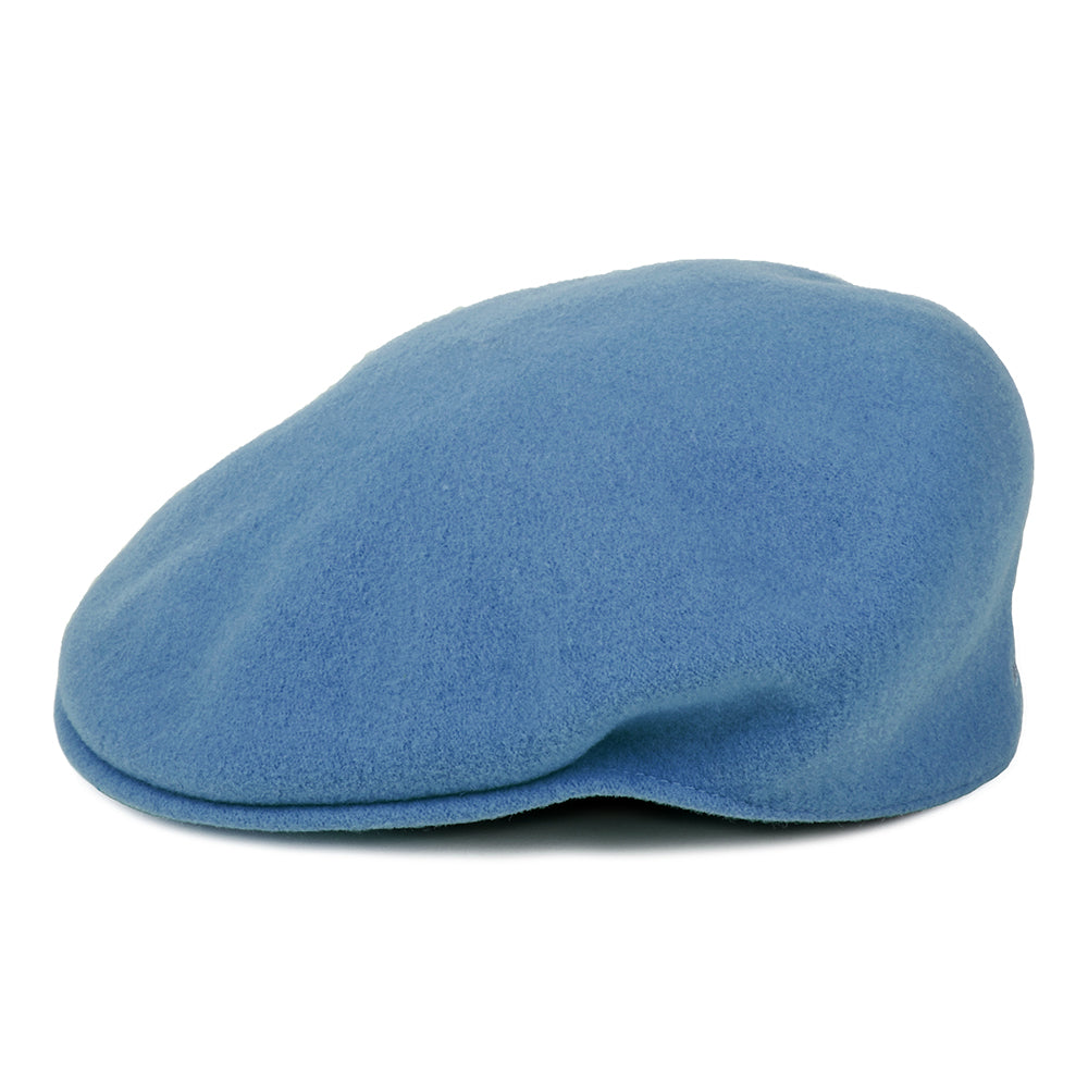 Casquette Plate en Laine 504 bleu denim KANGOL