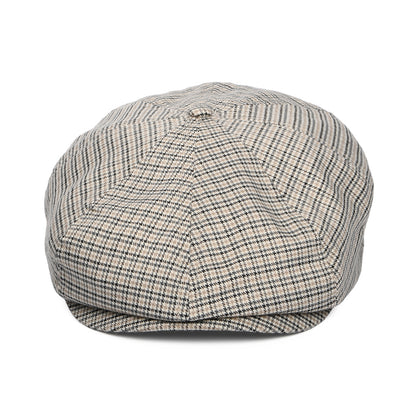 Casquette Gavroche Légère Pied-de-Poule Brood blanc cassé-noir-gris BRIXTON