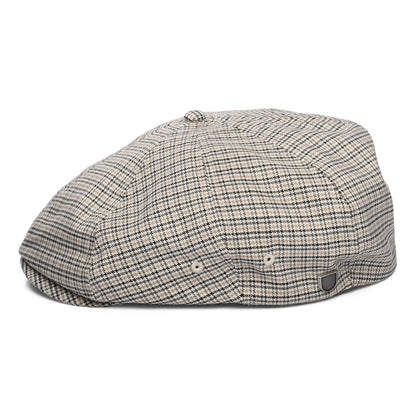 Casquette Gavroche Légère Pied-de-Poule Brood blanc cassé-noir-gris BRIXTON