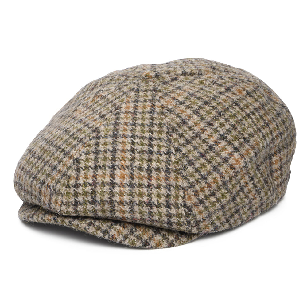 Casquette Gavroche Pied-de-Poule Brood avoine-anthracite BRIXTON
