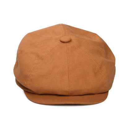Casquette Gavroche en Lin Gatsby terracotta DENTON