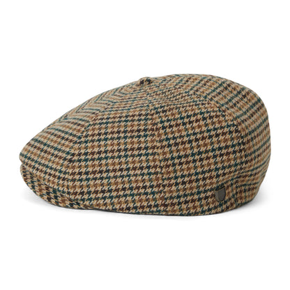 Casquette Gavroche Pied-de-Poule Brood khaki-ochre-vert BRIXTON