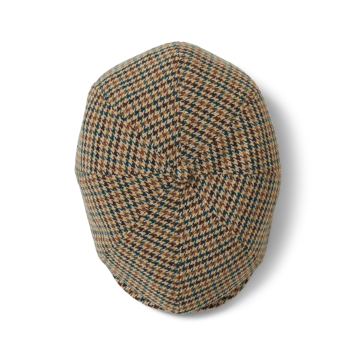 Casquette Gavroche Pied-de-Poule Brood khaki-ochre-vert BRIXTON