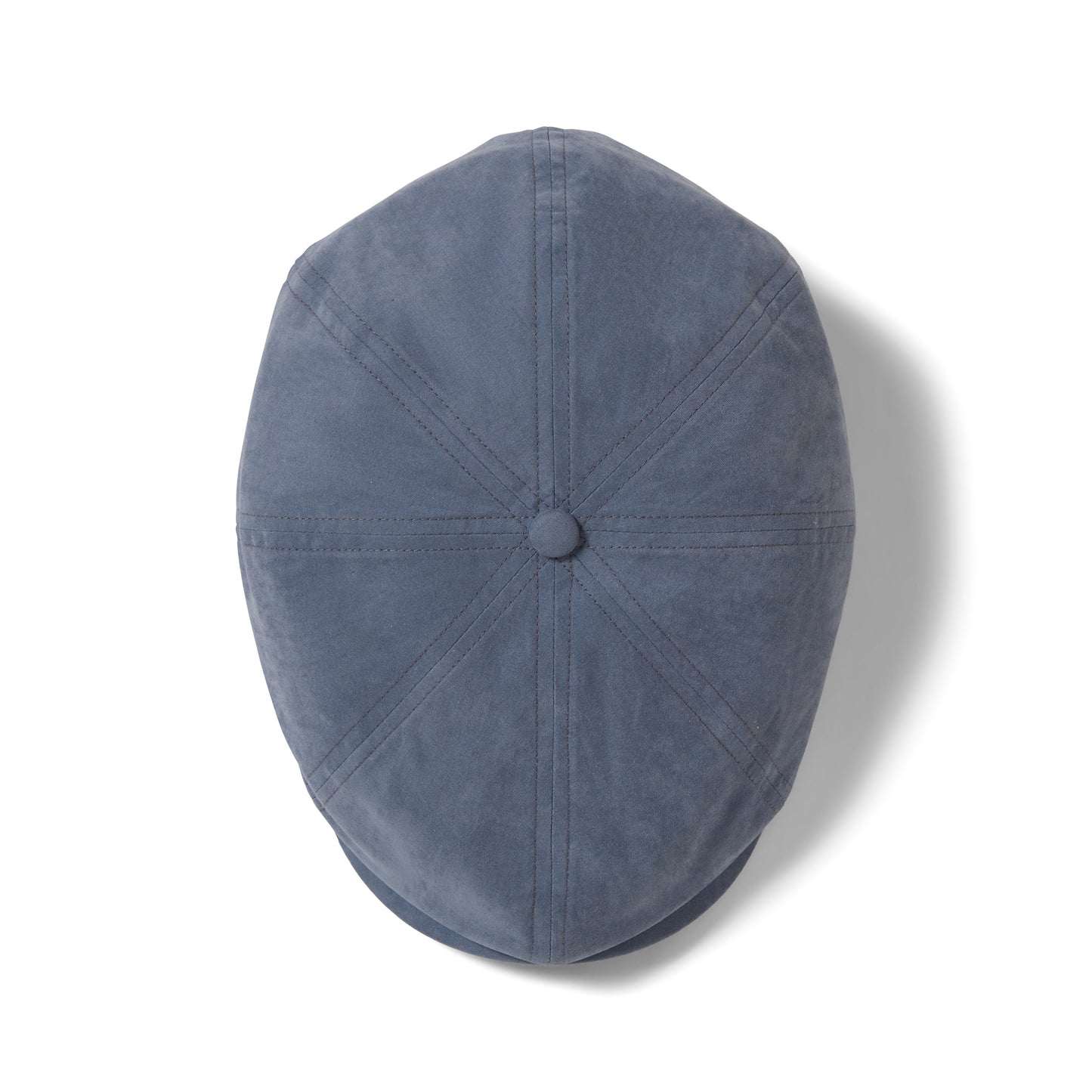 Casquette Gavroche en Satin Brossé Brood bleu ardoise BRIXTON