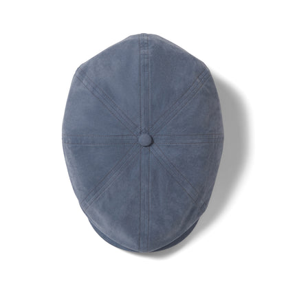 Casquette Gavroche en Satin Brossé Brood bleu ardoise BRIXTON