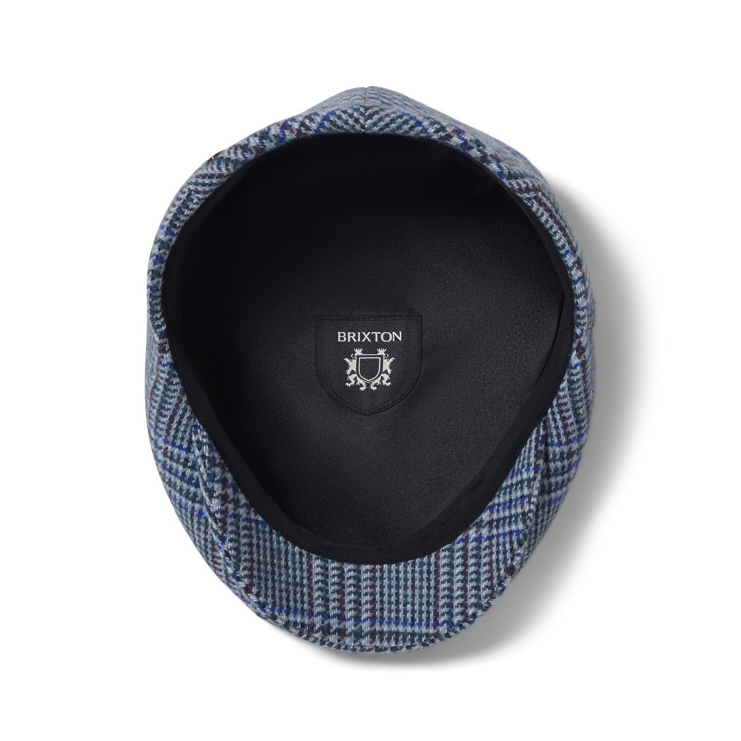 Casquette Plate Légère Prince-de-Galles Hooligan bleu glacé-bleu roi BRIXTON