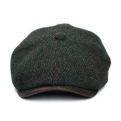 Casquette Gavroche en Laine Britannique à Chevrons Shelby forêt FAILSWORTH