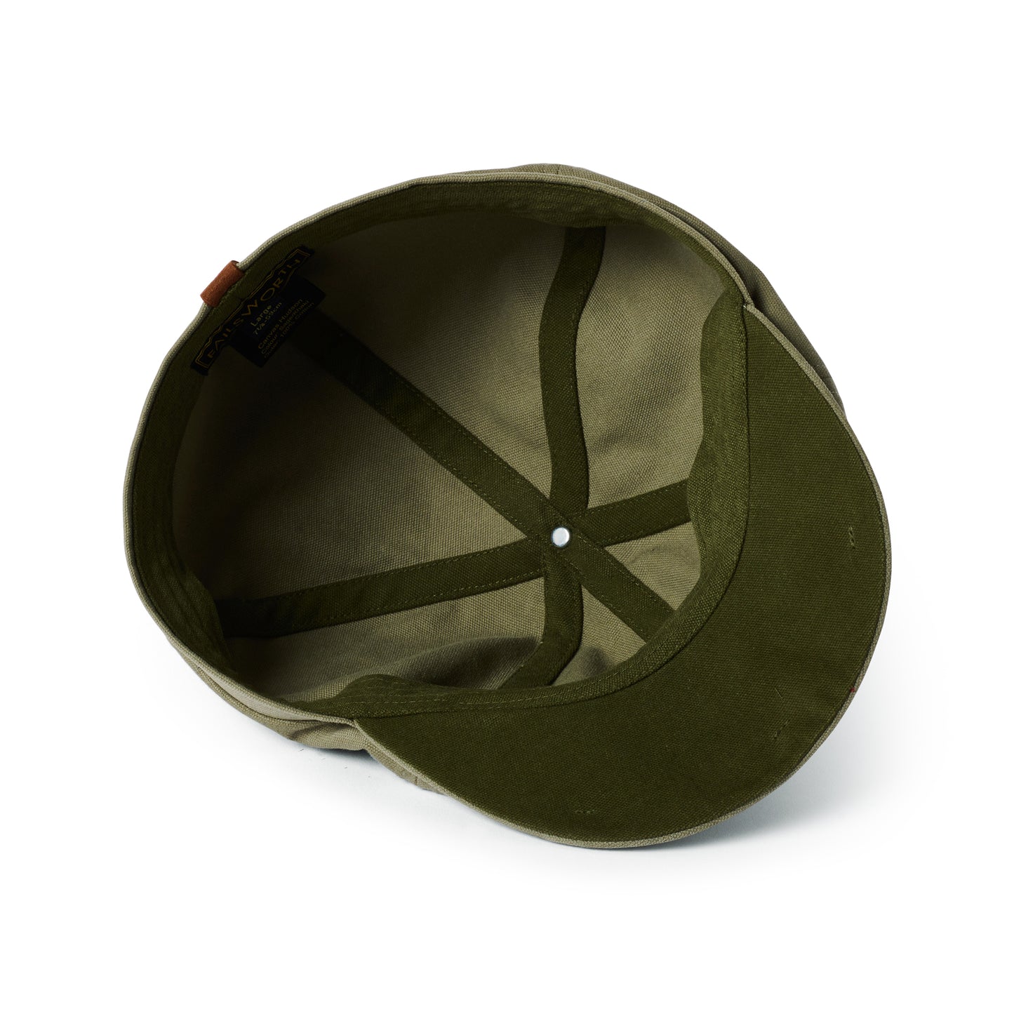 Casquette Gavroche Hudson en Toile de Coton sauge-khaki FAILSWORTH