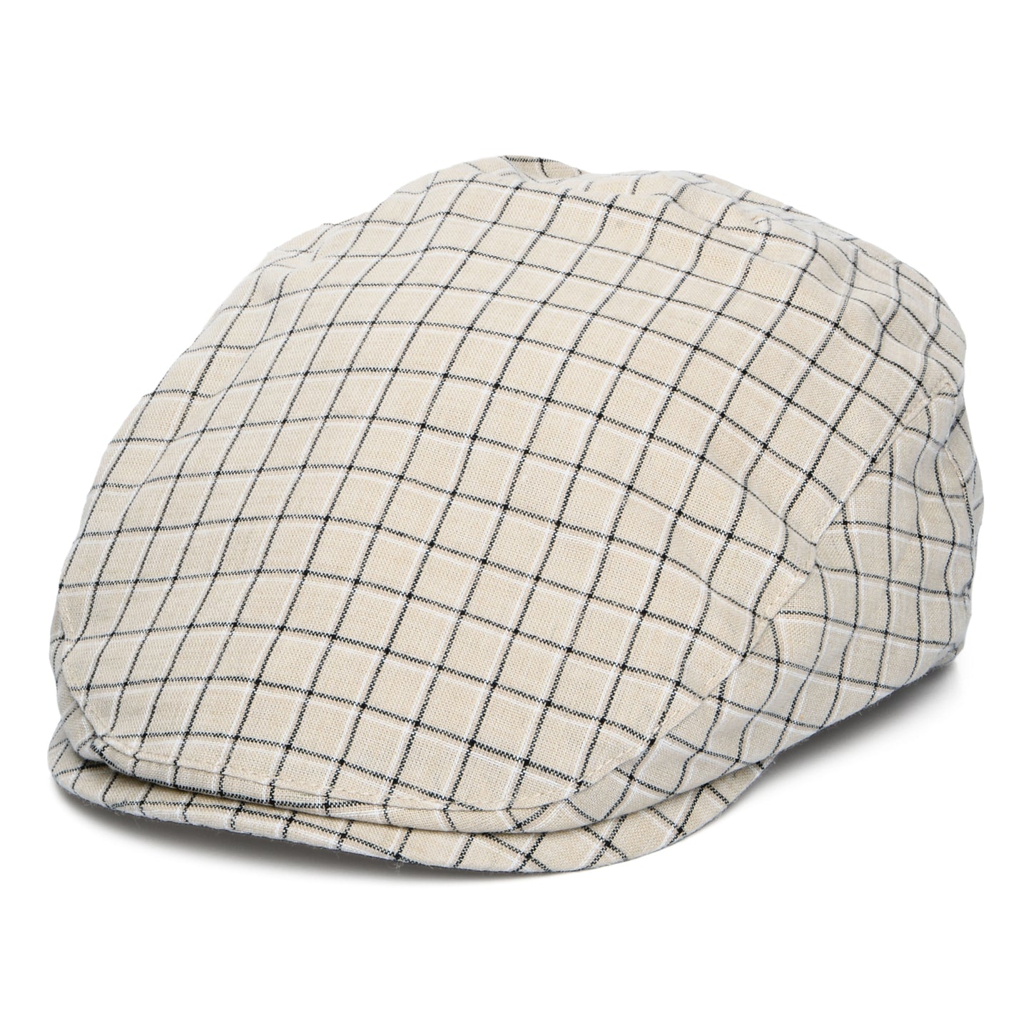 Casquette Plate en Coton et Lin Liam beige BAILEY