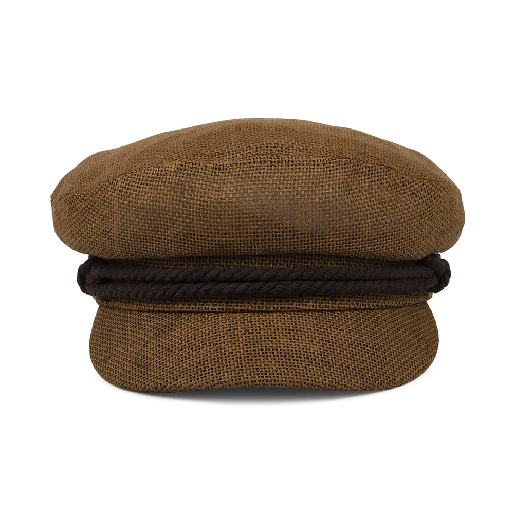 Casquette de Marin en Paille Lightweight X marron clair BRIXTON