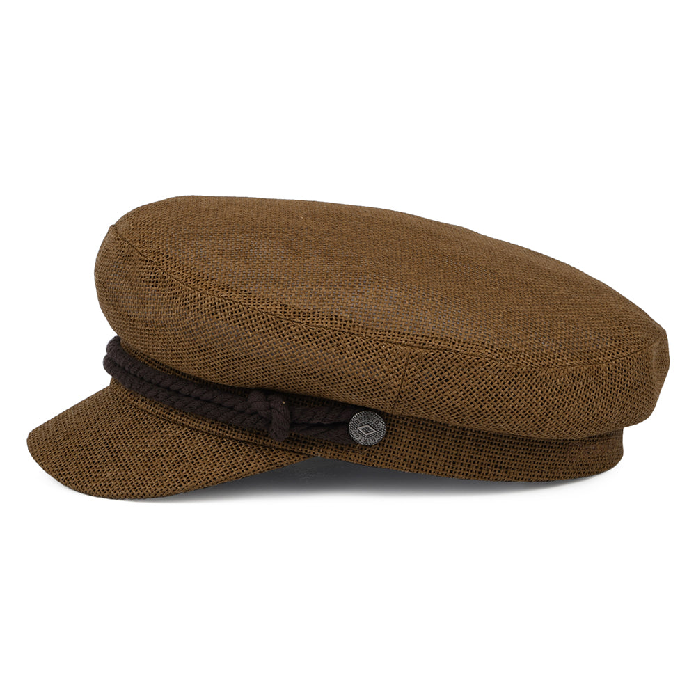 Casquette de Marin en Paille Lightweight X marron clair BRIXTON