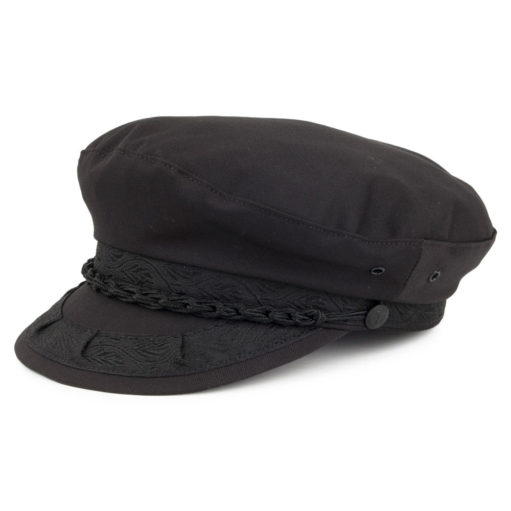 Casquette de Marin Grec en Coton noir JAXON & JAMES