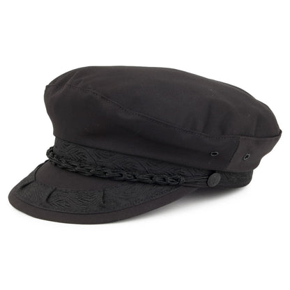 Casquette de Marin Grec en Coton noir JAXON & JAMES