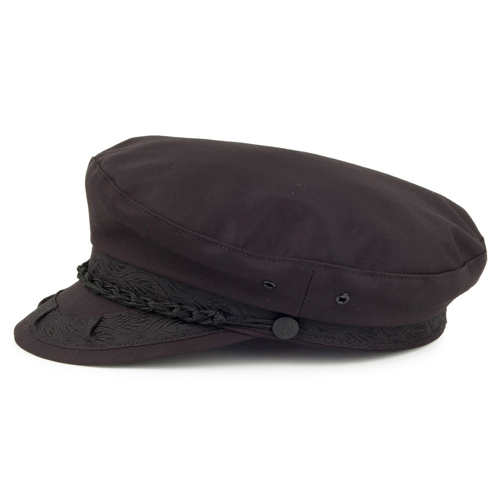 Casquette de Marin Grec en Coton noir JAXON & JAMES