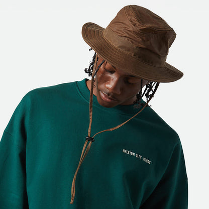 Chapeau Bob Boonie en Coton Ciré Weather Guard Dunes Safari cuivre BRIXTON