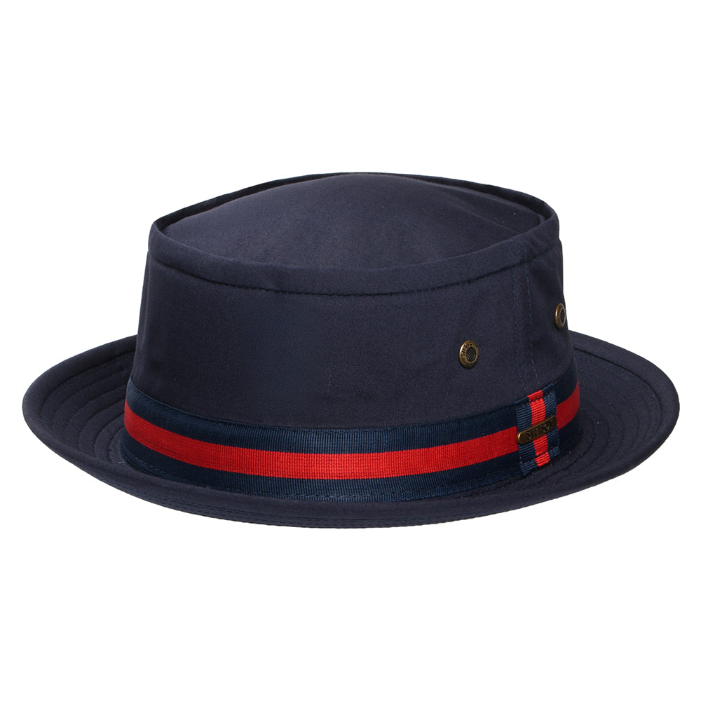Chapeau Pork Pie Bob Marin bleu marine foncé STETSON