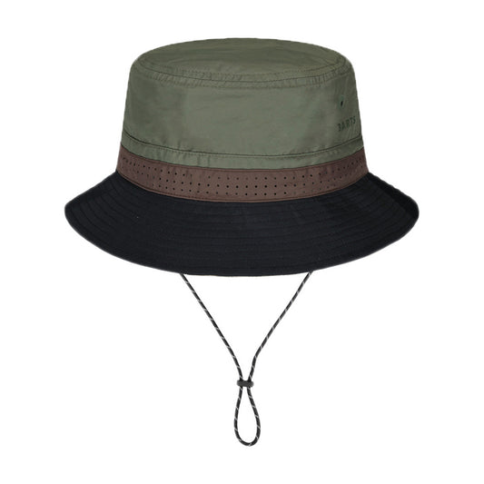 Chapeau Bob Recyclé Samasoda olive-marron-noir BARTS
