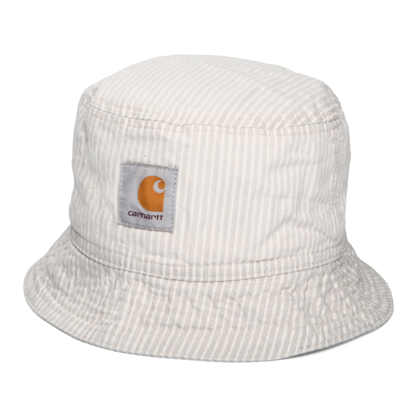 Chapeau Bob à Rayures Mercer blanc cassé-gris CARHARTT WIP