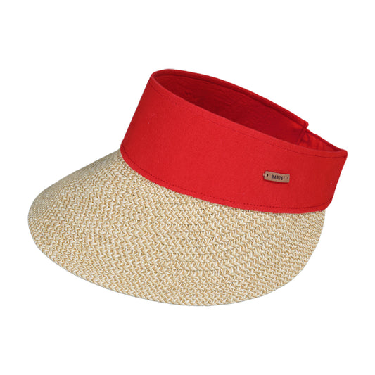 Visière Vesder rouge-naturel BARTS
