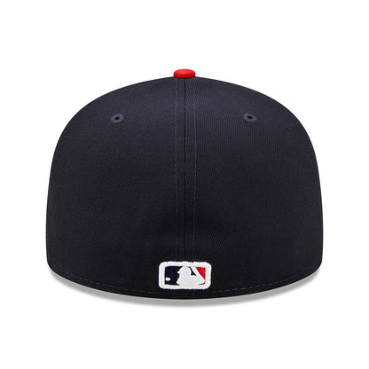 Casquette 59FIFTY MLB On Field AC Perf Cleveland Guardians bleu marine-rouge NEW ERA