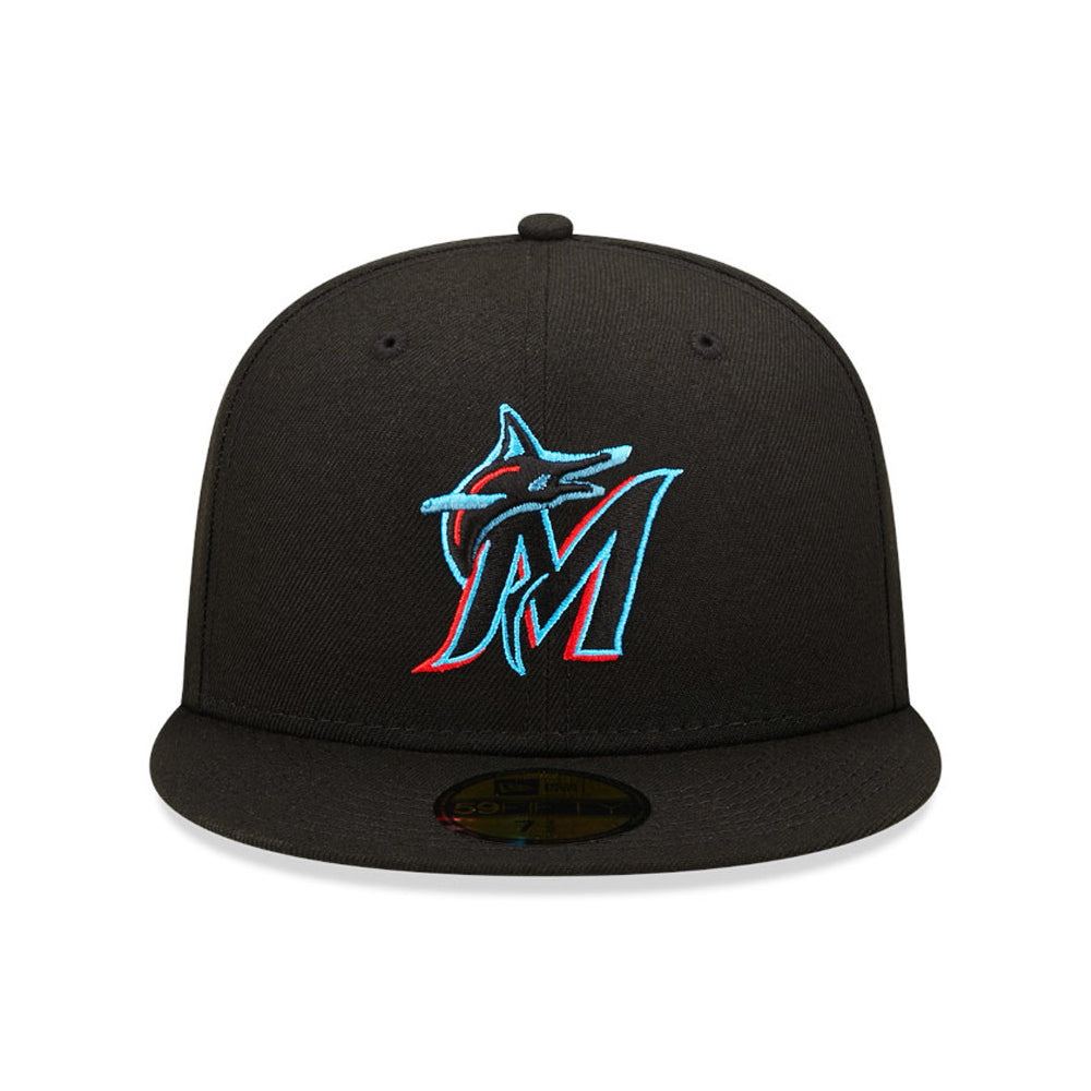 Casquette 59FIFTY MLB On Field AC Perf Miami Marlins noir NEW ERA