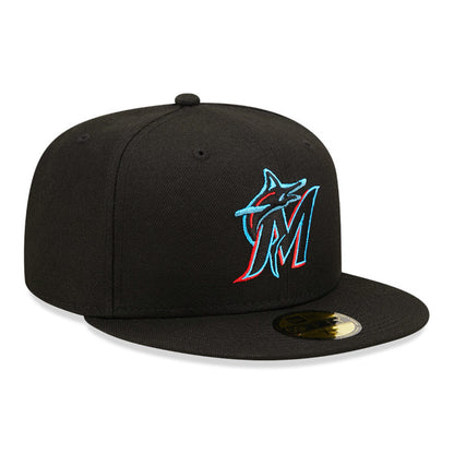 Casquette 59FIFTY MLB On Field AC Perf Miami Marlins noir NEW ERA