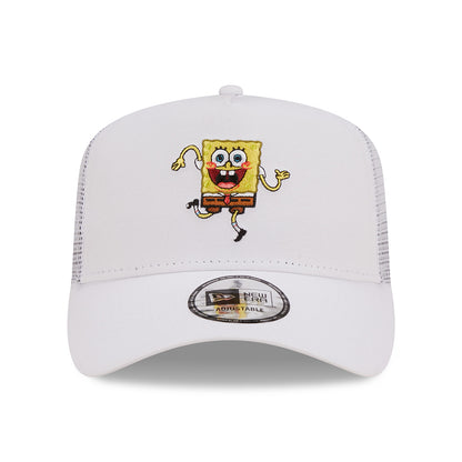Casquette Trucker Bob l'Éponge Nickelodeon A-Frame blanc NEW ERA