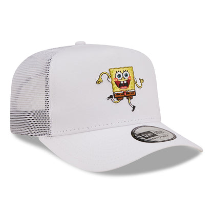 Casquette Trucker Bob l'Éponge Nickelodeon A-Frame blanc NEW ERA