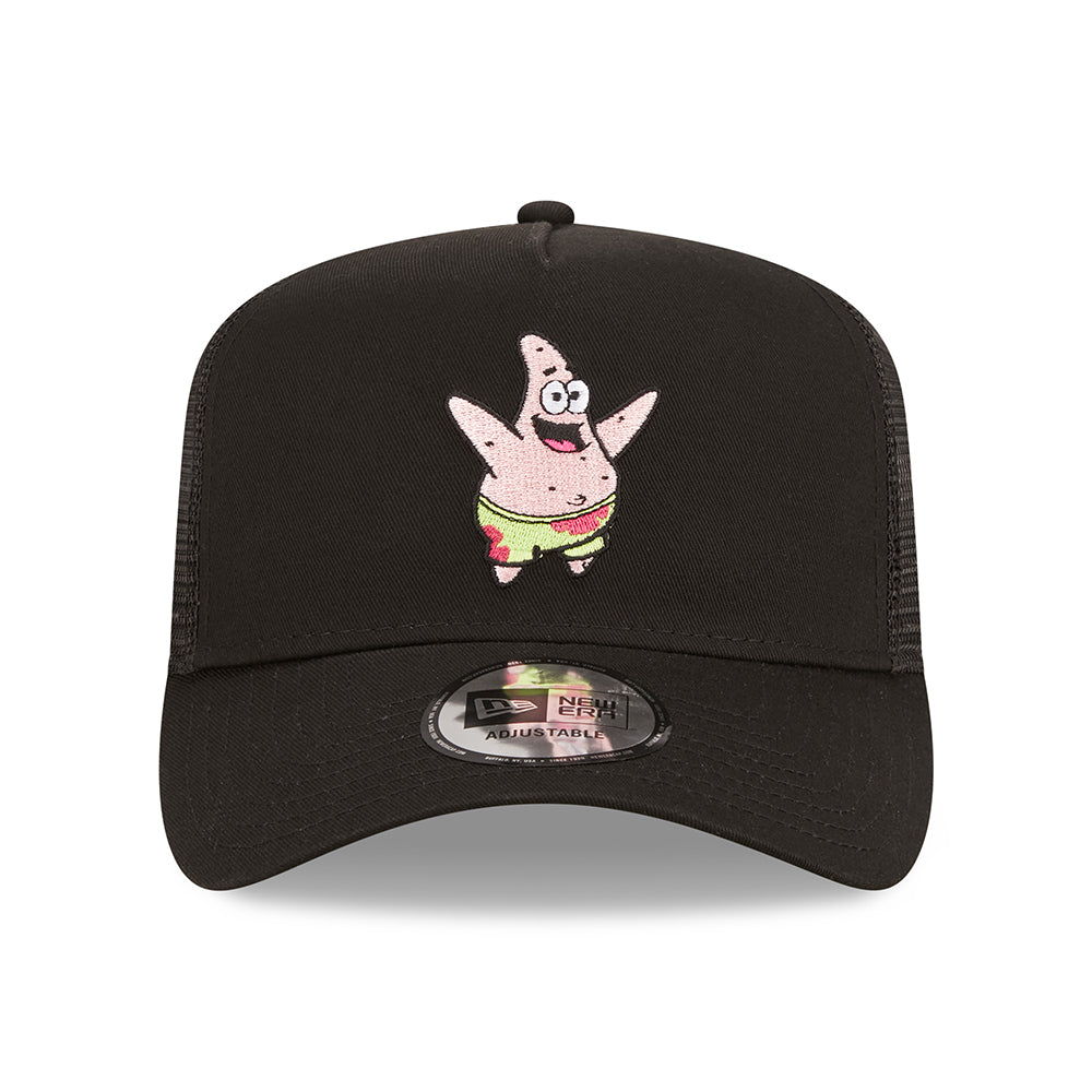 Casquette Trucker Patrick Étoile Nickelodeon A-Frame noir NEW ERA