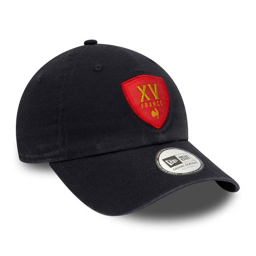 Casquette Fédération Française de Rugby Casual Classic Heritage bleu marine NEW ERA