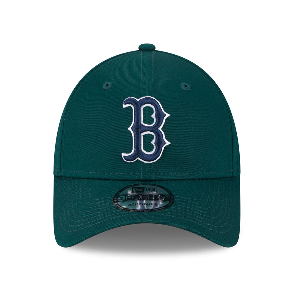 Casquette 9FORTY Boston Red Sox MLB League Essential vert foncé-bleu marine NEW ERA
