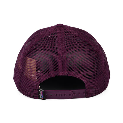 Casquette Trucker en Coton Bio LoPro P-6 Logo prune PATAGONIA