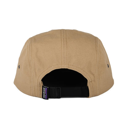 Casquette 5 Panel en Coton Bio Maclure sable du désert PATAGONIA