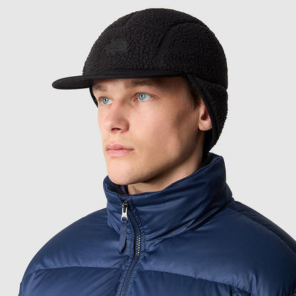 Casquette 5 Panel Hydrofuge en Polaire Avec Protège-Oreilles Cragmont noir THE NORTH FACE