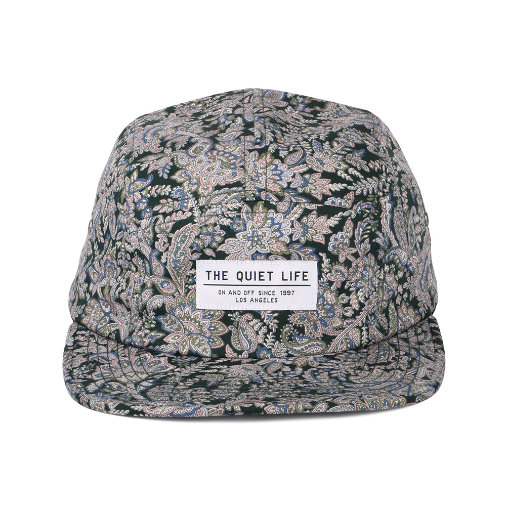 Casquette 5 Panel Paisley vert foncé-multi THE QUIET LIFE