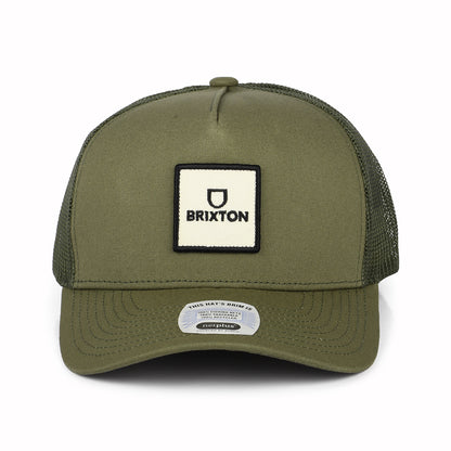Casquette Trucker Alpha Block NetPlus MP olive BRIXTON