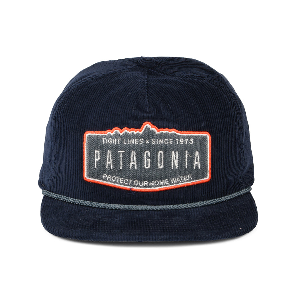 Casquette Snapback en Velours Côtelé Ridgecrest Fly Catcher bleu marine PATAGONIA