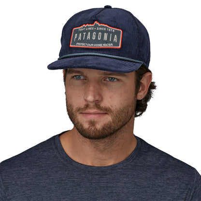 Casquette Snapback en Velours Côtelé Ridgecrest Fly Catcher bleu marine PATAGONIA