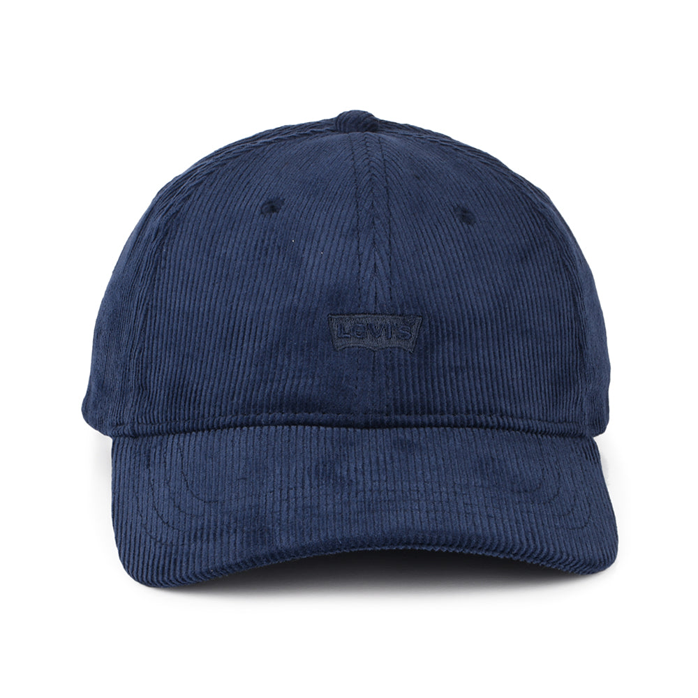 Casquette en Velours Côtelé Holiday bleu marine LEVI'S