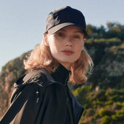 Casquette 5 Panel Hydrofuge Recyclée Airflo noir TILLEY