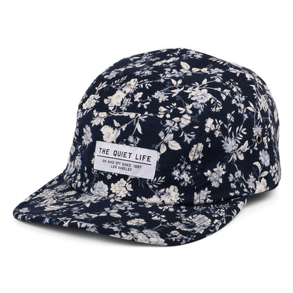 Casquette 5 Panel Floral Huntington bleu marine THE QUIET LIFE