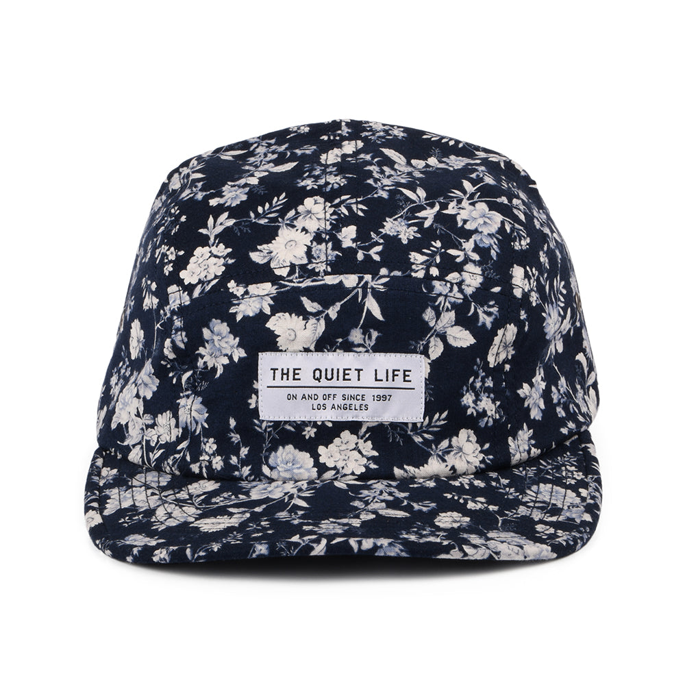 Casquette 5 Panel Floral Huntington bleu marine THE QUIET LIFE