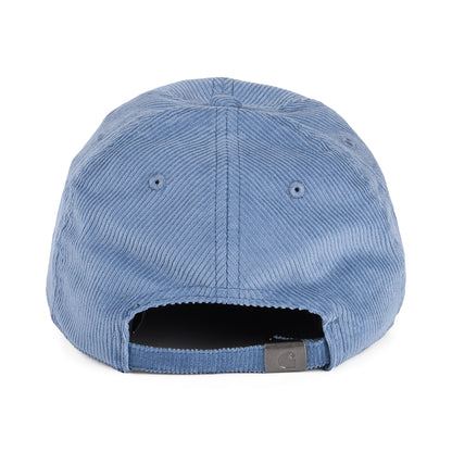 Casquette en Velours Côtelé Ton Sur Ton Harlem bleu ardoise CARHARTT WIP