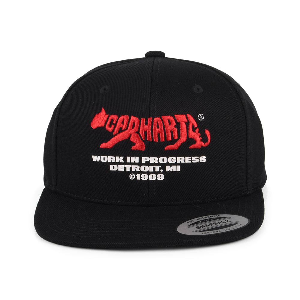 Casquette Snapback en Coton Rocky noir CARHARTT WIP