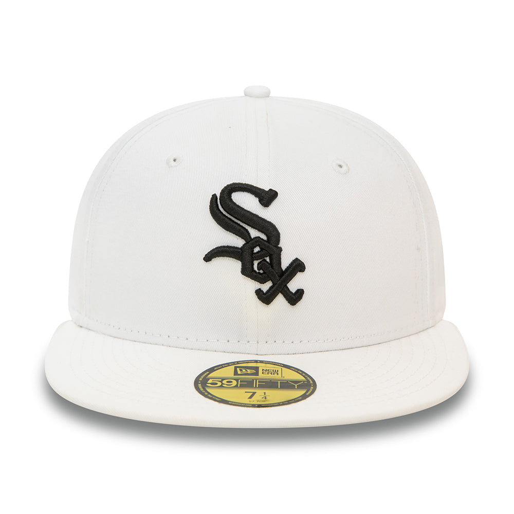 Casquette 59FIFTY MLB League Essential Chicago White Sox blanc-noir NEW ERA