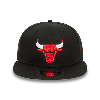 Casquette Snapback 9FIFTY NBA Rear Logo Chicago Bulls noir NEW ERA