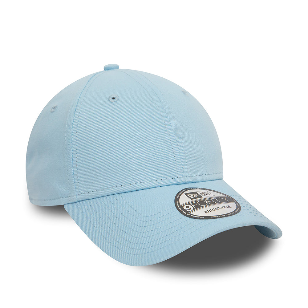 Casquette 9FORTY NE Essential Vierge en Coton bleu glacé NEW ERA