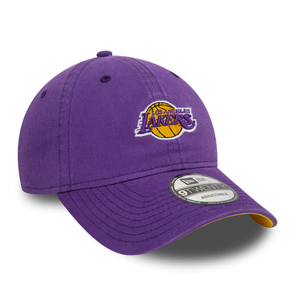 Casquette 9TWENTY NBA Contrast Underbrim L.A. Lakers violet délavé-jaune NEW ERA