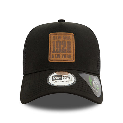 Casquette Trucker A-Frame NE Repreve noir NEW ERA