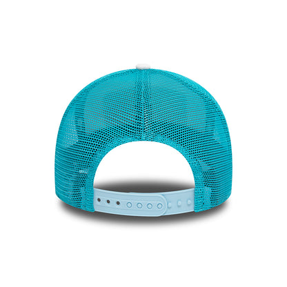 Casquette Trucker NE Summer A-Frame Mykonos blanc-bleu clair NEW ERA